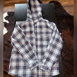 Wolverine hooded flannel